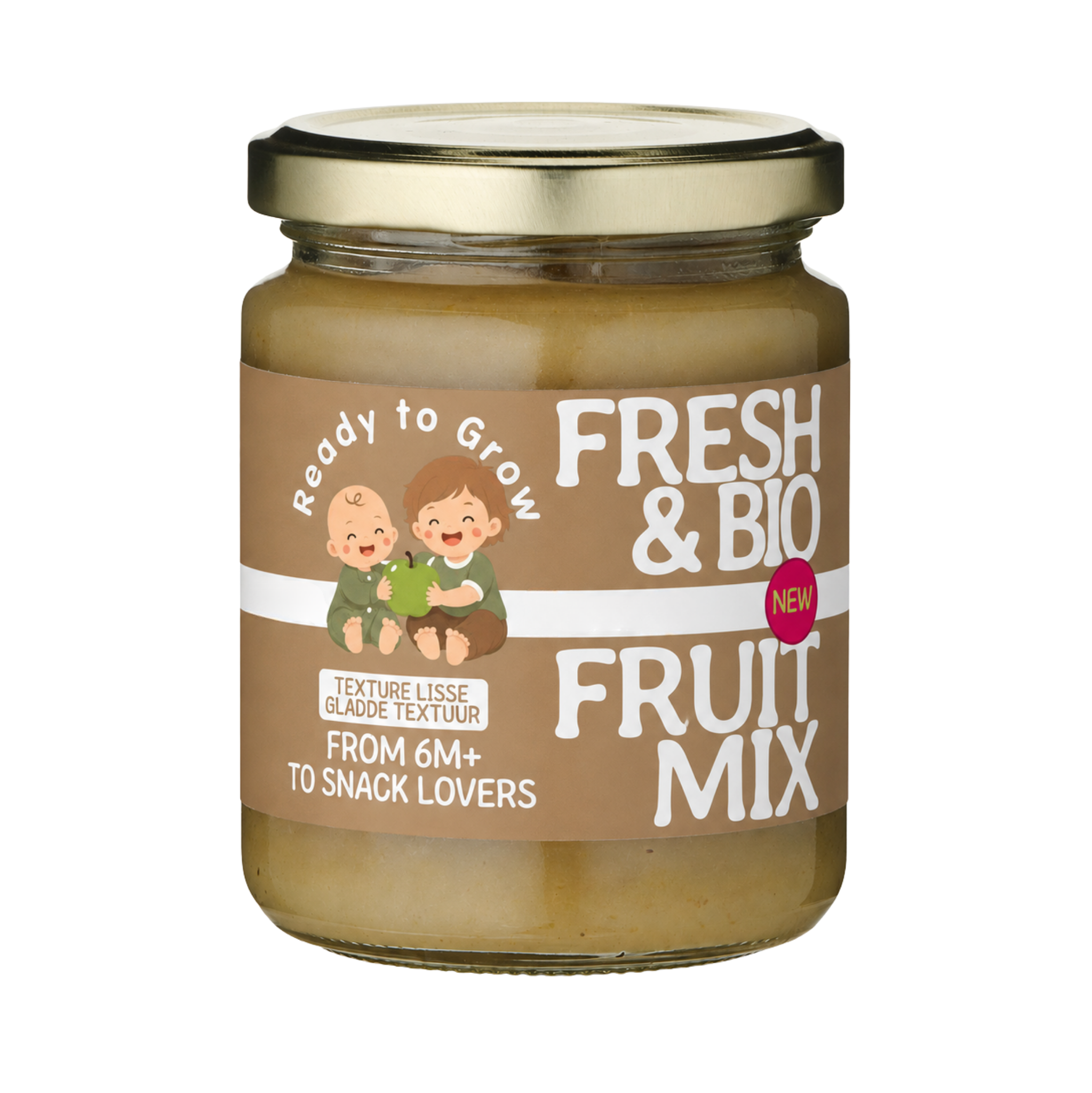 Compote fraîche bébé Pomme Vanille de Madagascar