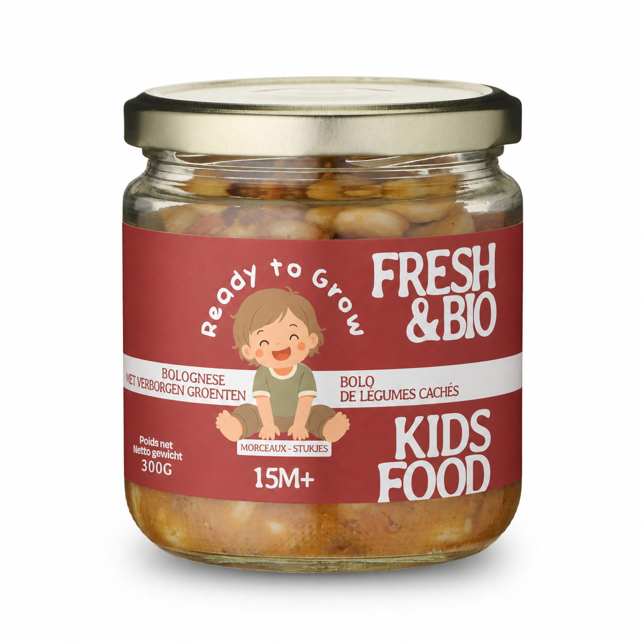 Repas frais enfant Bolo végé légumes cachés
